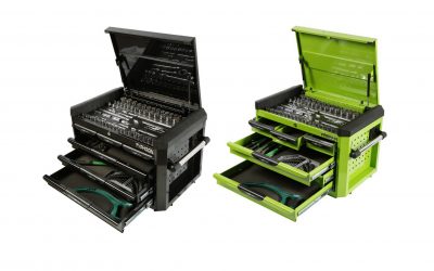 70970B & 70970G: 6 Drawer, 188pce AF & Metric Toolkit – Black or Green